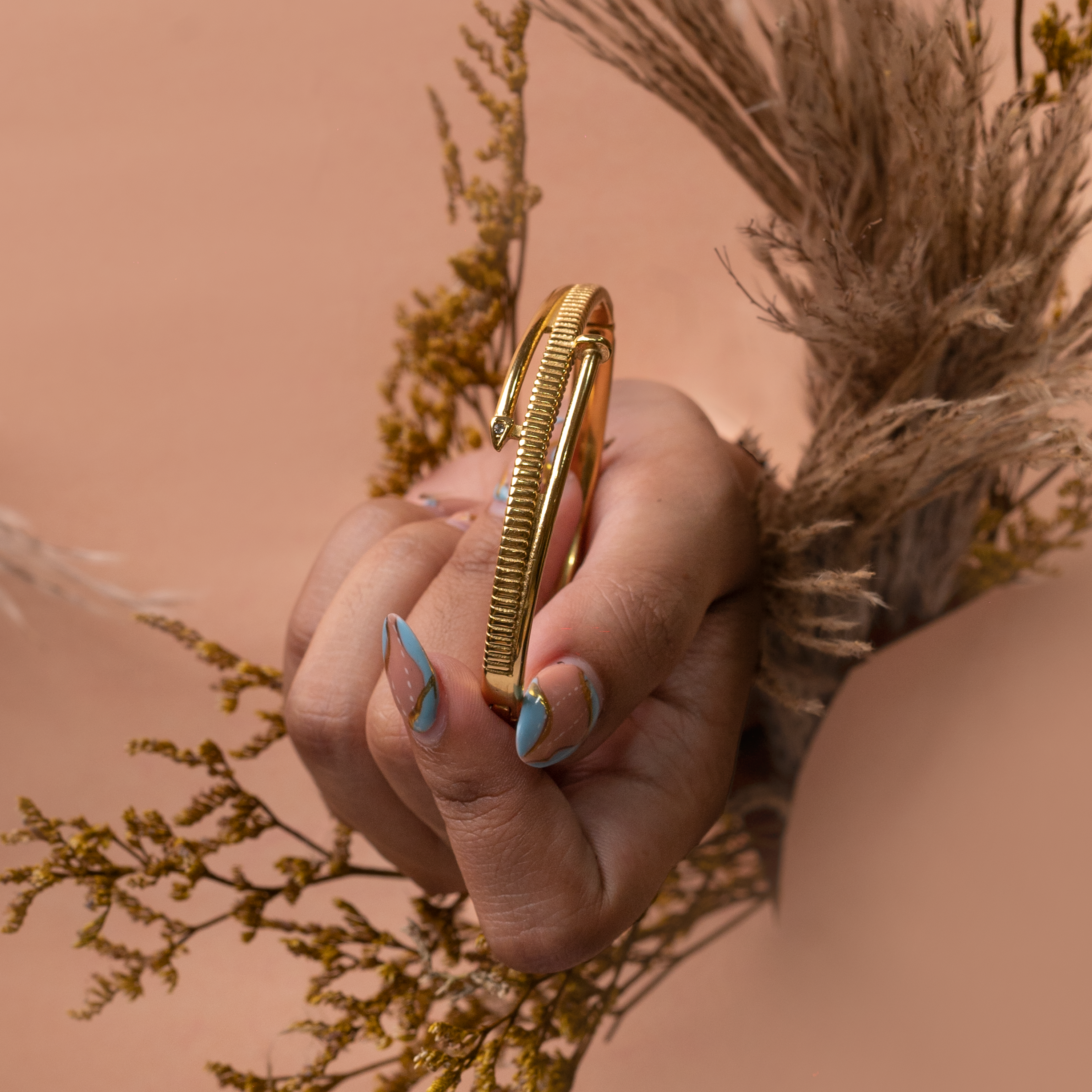 Golden Embrace Bangle