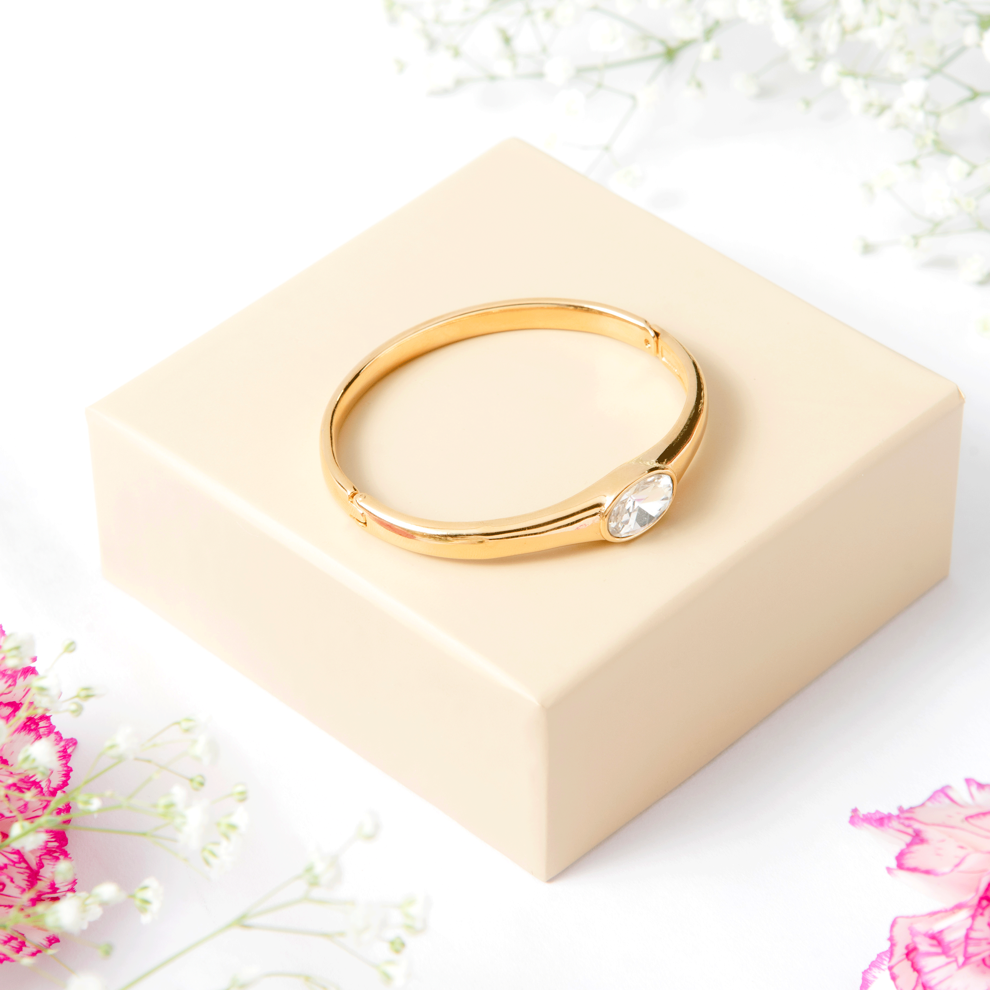 Crystal Frost Bangle